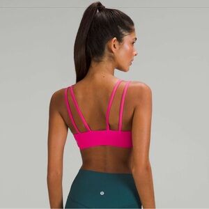 Lululemon Like a Cloud Ribbed Bra in Sonic Pink